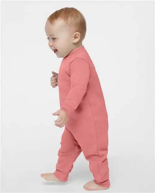 Rabbit Skins 4447 Infant Fleece One-piece - Mauvelous
