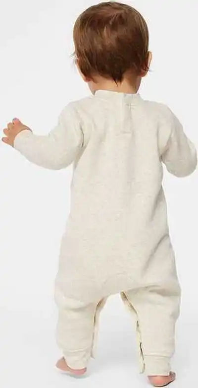 Rabbit Skins 4447 Infant Fleece one Piece Natural Heather