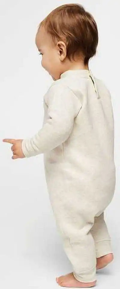 Rabbit Skins 4447 Infant Fleece one Piece Natural Heather