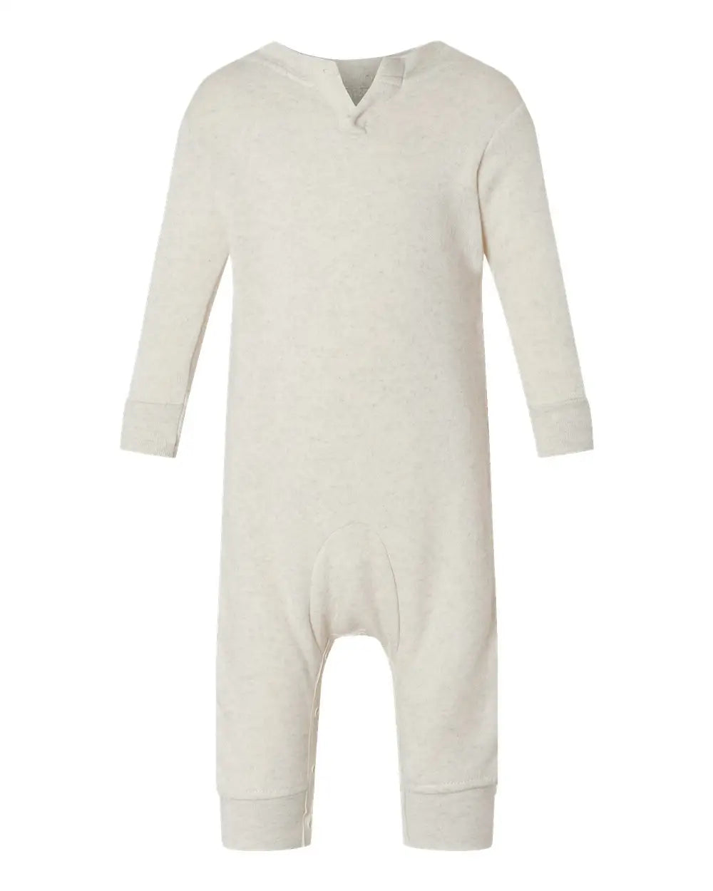 Rabbit Skins 4447 Infant Fleece One-piece - Natural Heather