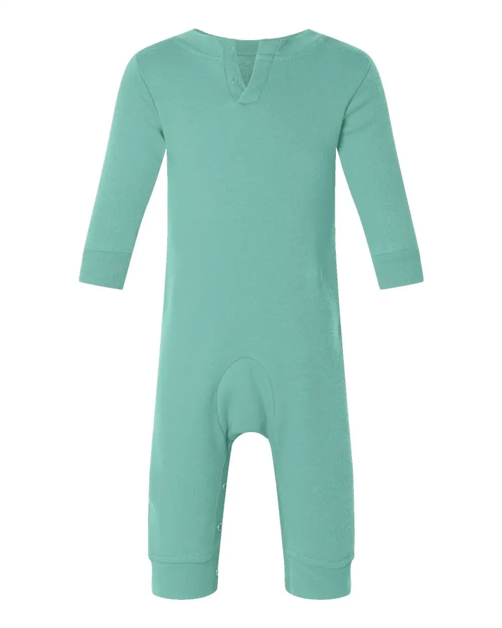 Rabbit Skins 4447 Infant Fleece One-piece - Saltwater - 06m