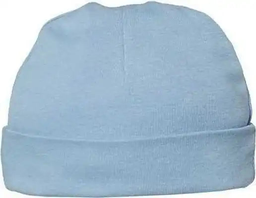 Rabbit Skins 4451 Infant Baby Rib Beanie - Light Blue - Ice / one Size Fits Most