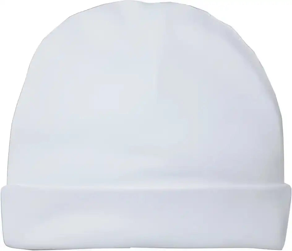 Rabbit Skins 4451 Infant Baby Rib Beanie White / one Size Fits Most
