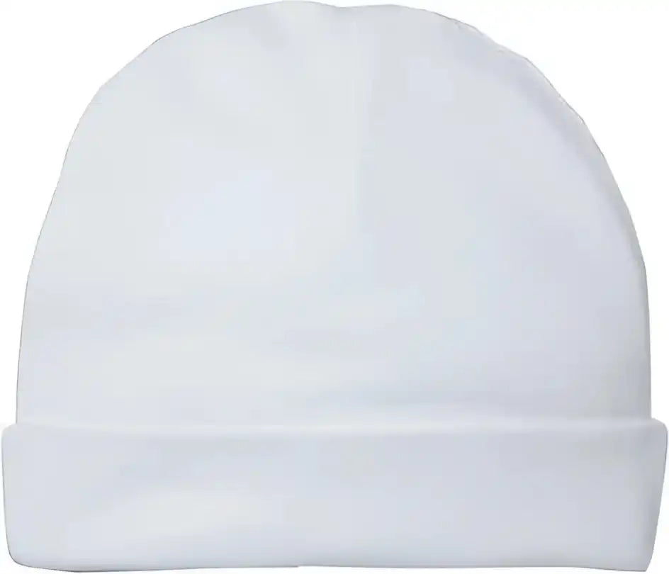 Rabbit Skins 4451 Infant Baby Rib Beanie White / one Size Fits Most