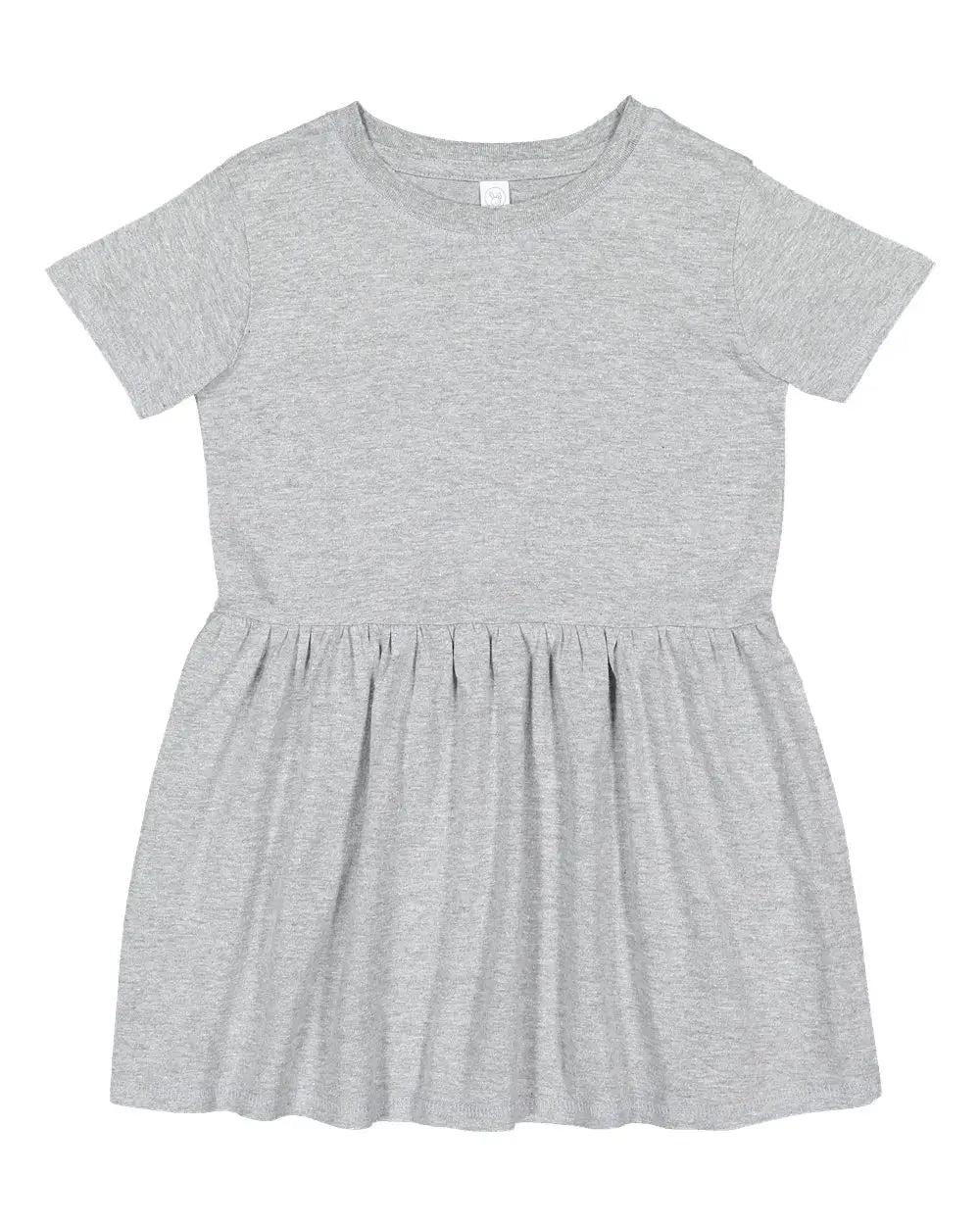 Rabbit Skins 5333 Toddler Fine Jersey Dress - Heather - Gray / 4t