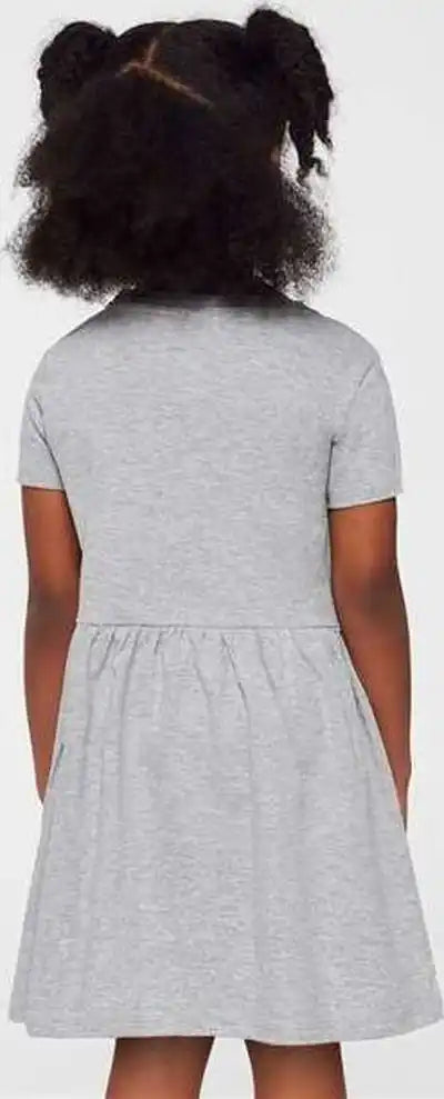Rabbit Skins 5333 Toddler Fine Jersey Dress - Heather