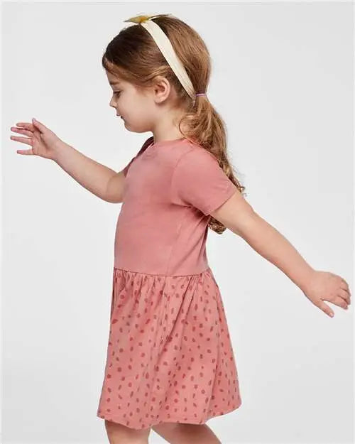 Rabbit Skins 5333 Toddler Fine Jersey Dress - Mauvelous Spot