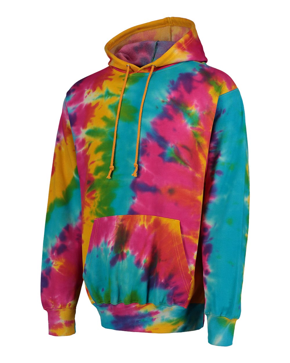 Rainbow Classic Fleece Tie-Dye Hooded Sweatshirt - 1290