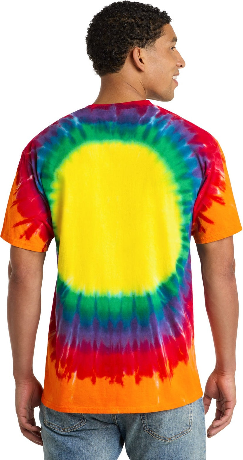 Rainbow Port & Co Window Tie-Dye Tee. PC149