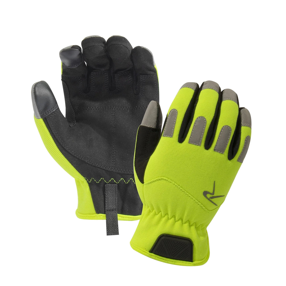 Rapid Fit Duty Gloves - Safety Green / Xs