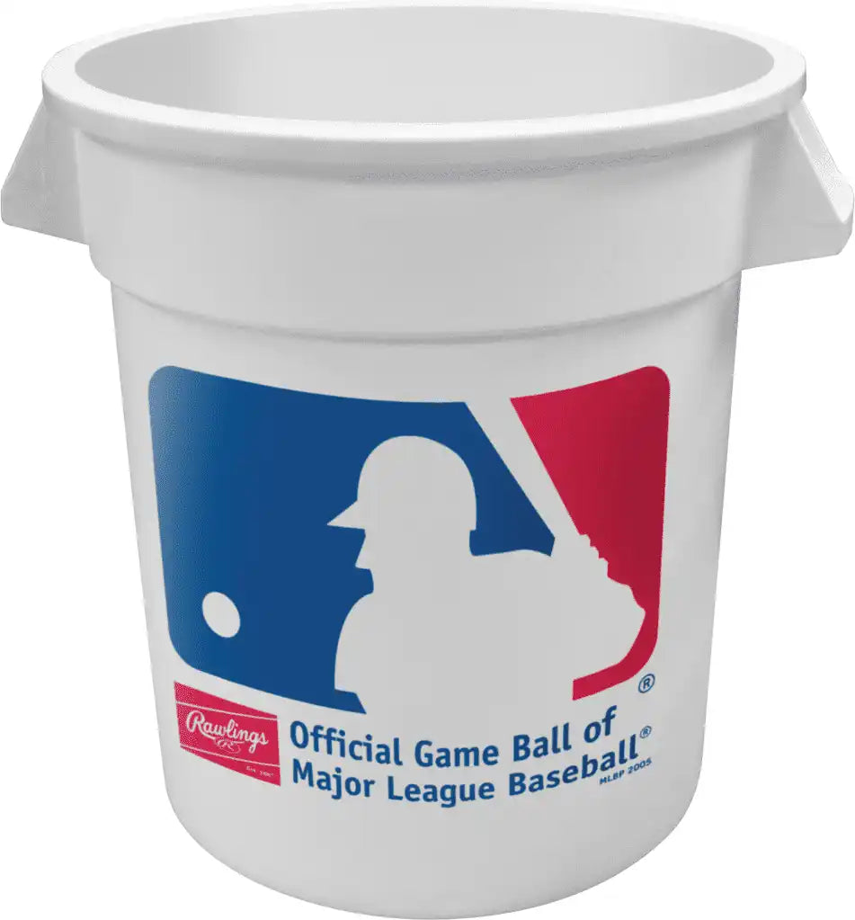 Rawlings 10-gallon Empty Baseball Bucket - White