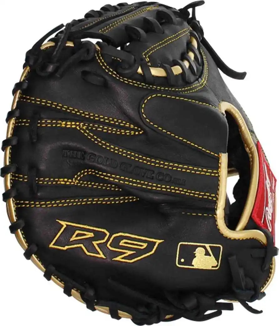 Rawlings 2021 R9 Series 27.00’’ Catcher’s Training Mitt R9trcm - Black Gold - Right Throw