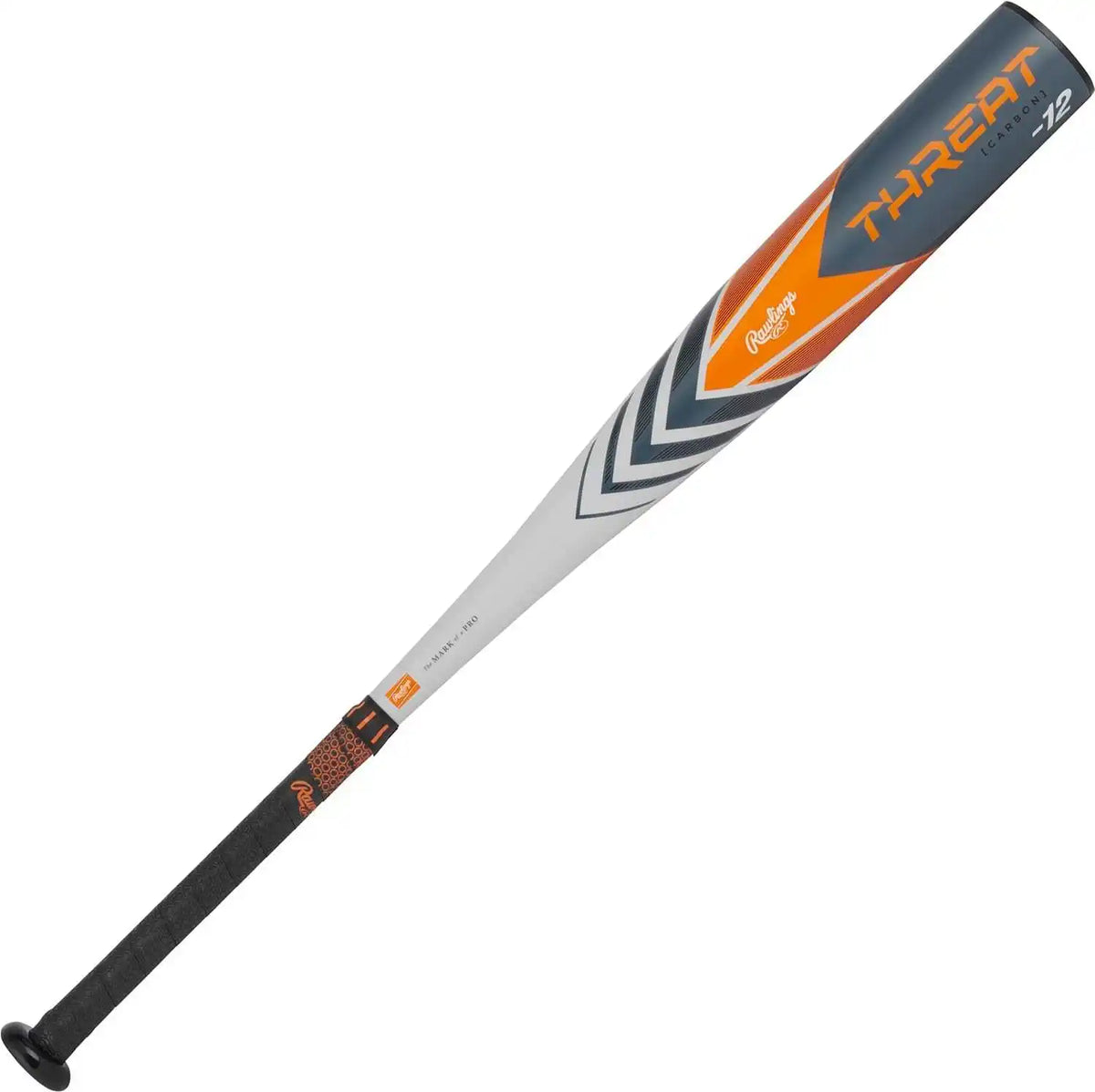Rawlings 2024 Threat 2 3/4’’ Barrel (-12) Usssa Bat - Black Orange