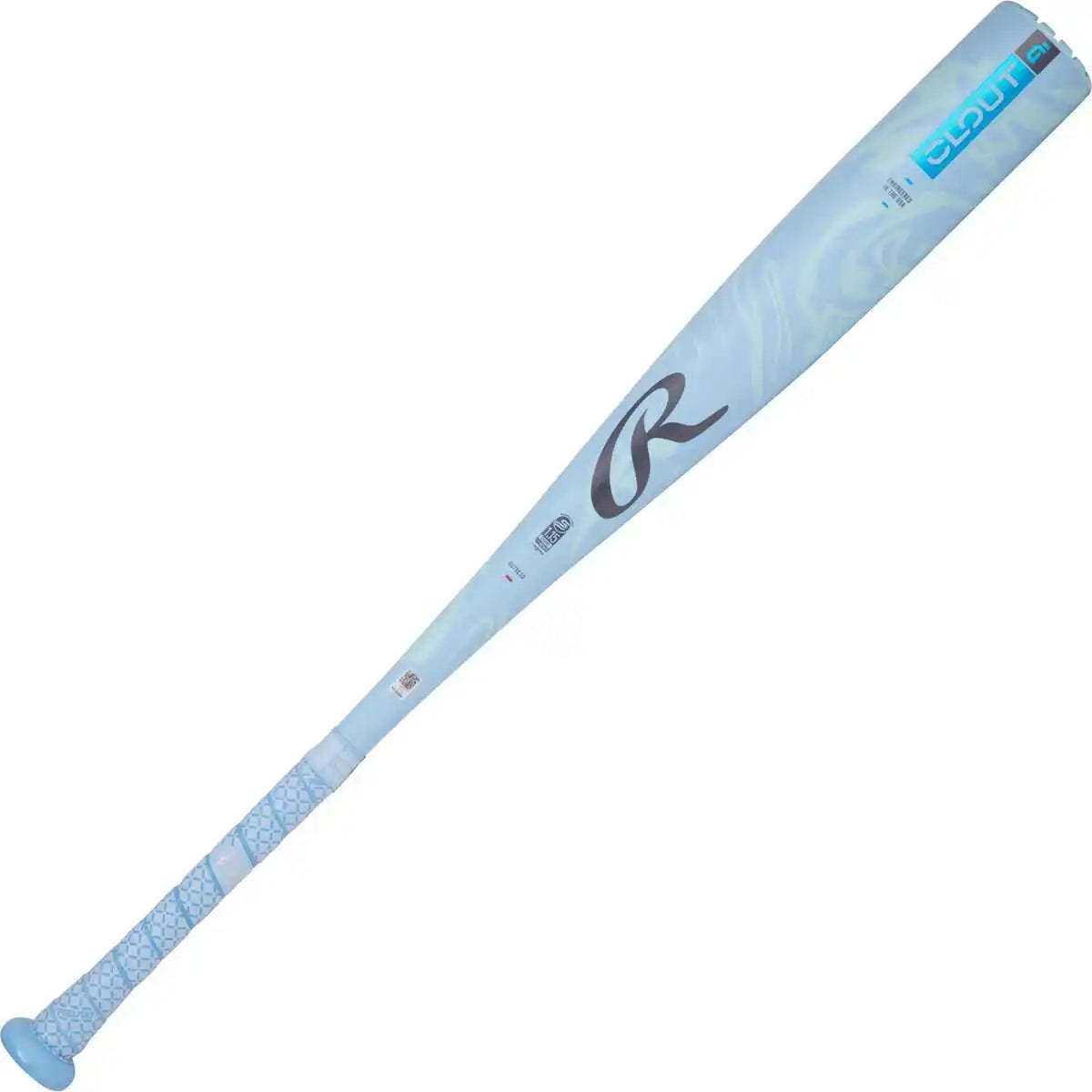 Rawlings 2025 Clout Ai (-10) Usssa Bat Rut5c10 - Light Blue