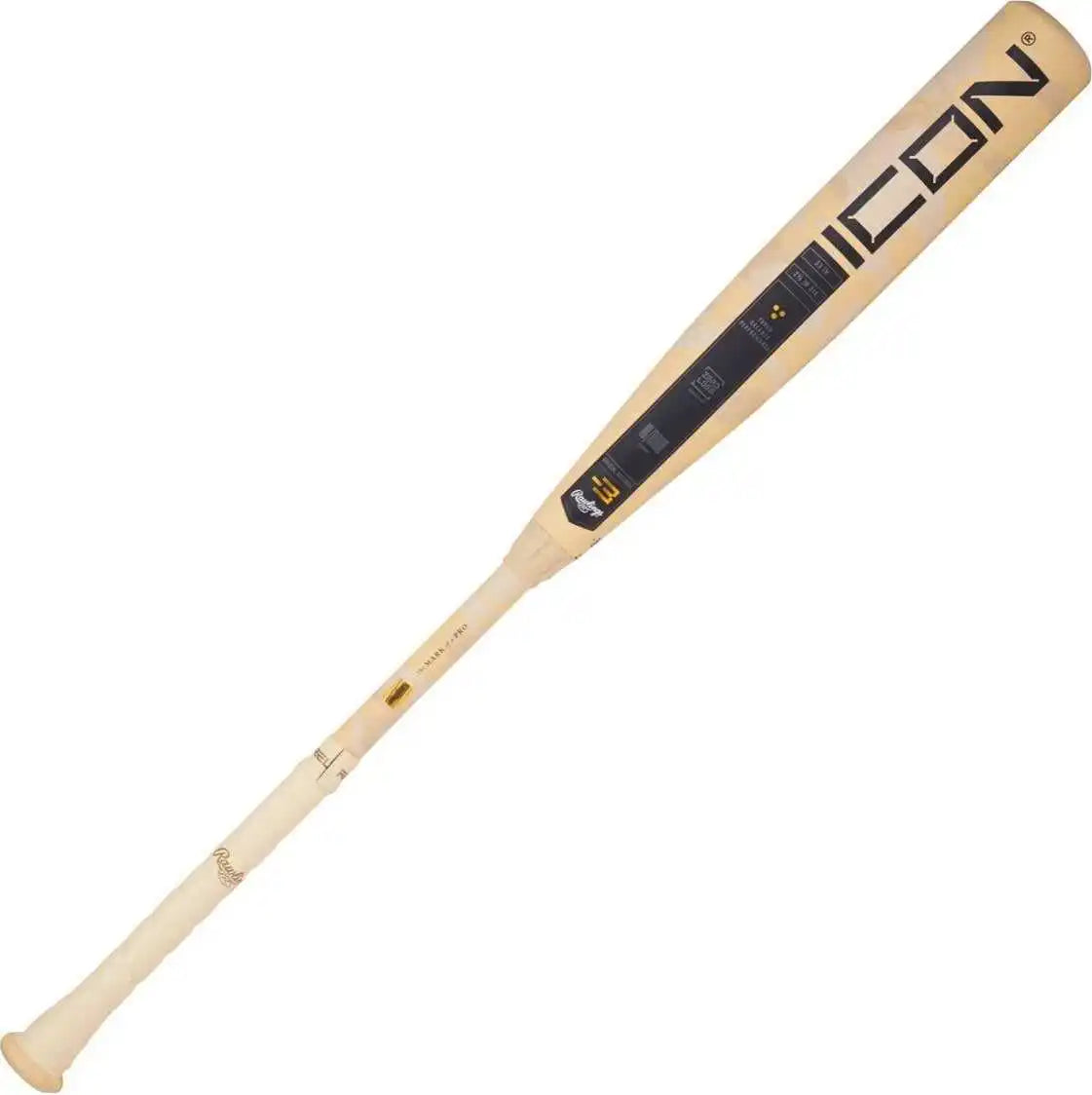 Rawlings 2025 Icon (-3) Bbcor 2 5/8’’ Bat - Tan