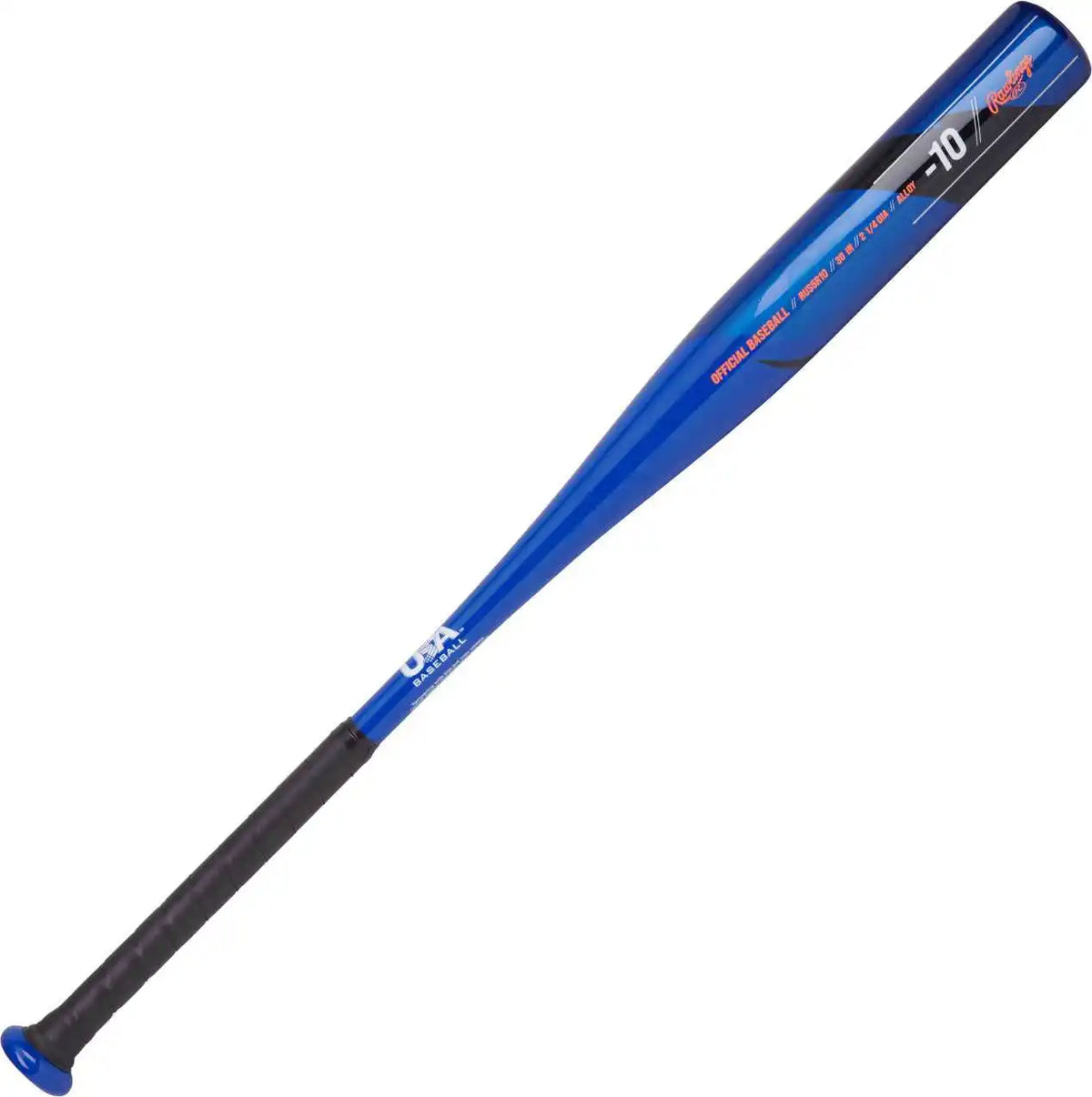 Rawlings 2025 Raptor (-10) Usa Approved Youth Baseball Bat - Royal Orange
