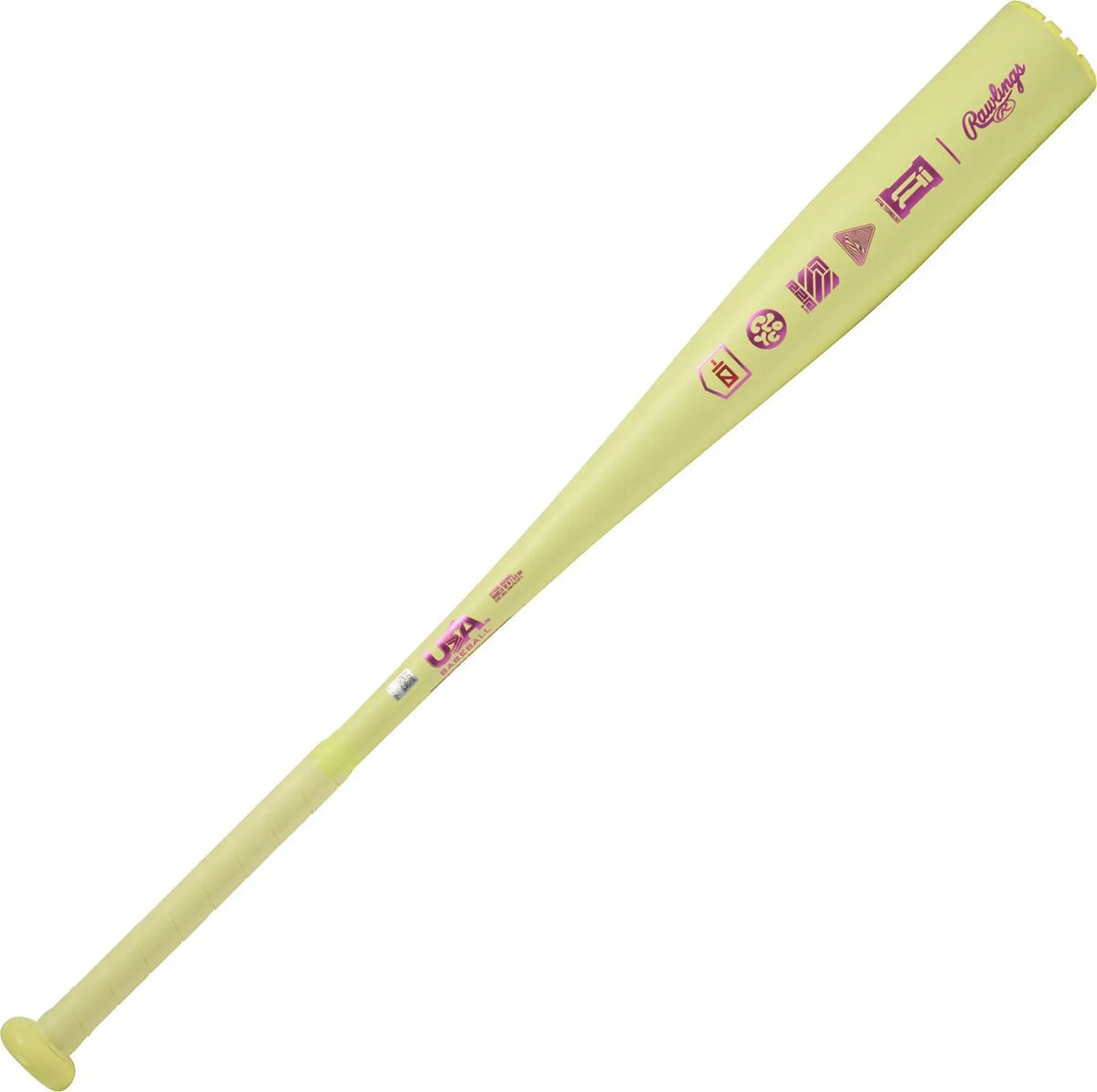 Rawlings 2026 Clout (-10) Usa Approved Bat Rus6c10 - Yellow Orange