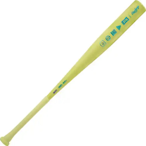 Rawlings 2026 Clout Ai (-3) Bbcor Bat Rbb6c3 - Yellow Blue