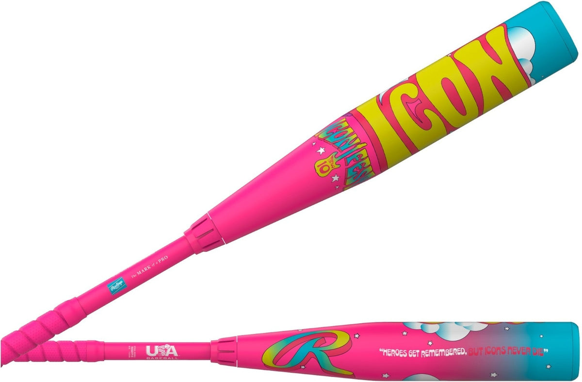 Rawlings 2026 Icon Fest (-10) Usa Approved Bat Rus6ifp10 - Pink Blue Yellow