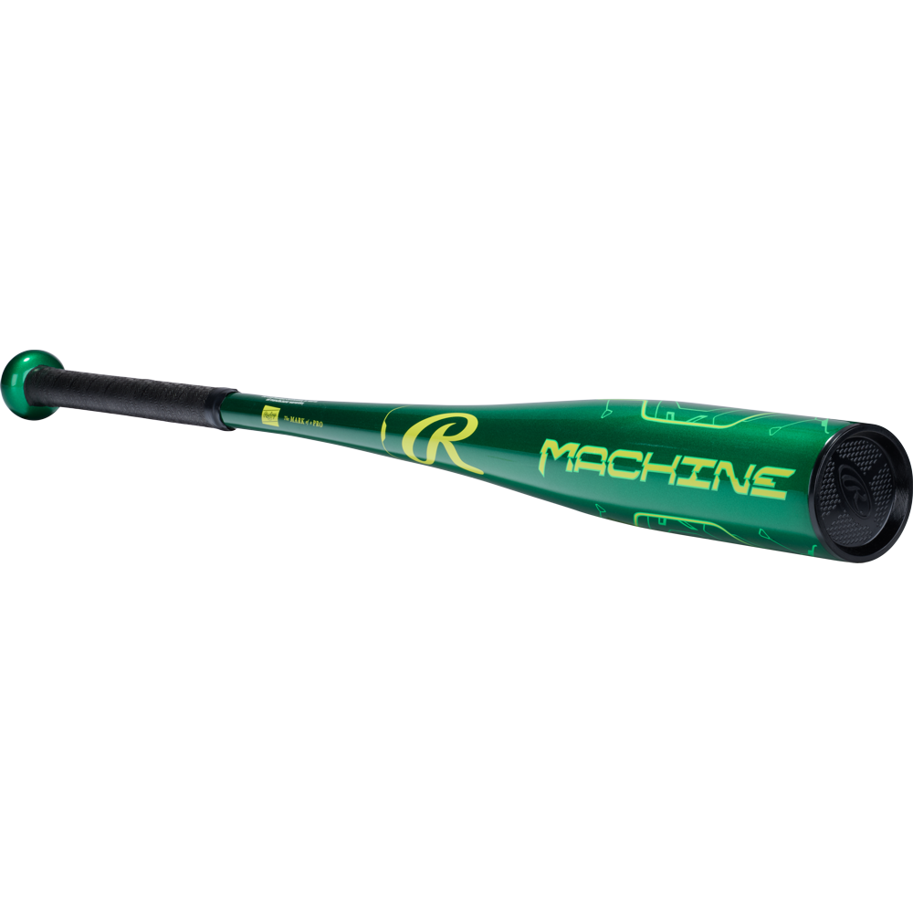 Rawlings 2026 Machine (-10) 2 5/8’’ Usa Approved Bat Rus6m10 - Black Green