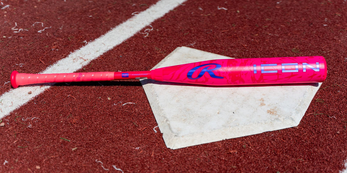 Rawlings 2027 Icon (-10) Usa Approved Bat Rus7i10 - Hot Pink Royal Blue