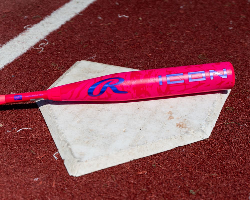 Rawlings 2027 Icon (-10) Usa Approved Bat Rus7i10 - Hot Pink Royal Blue