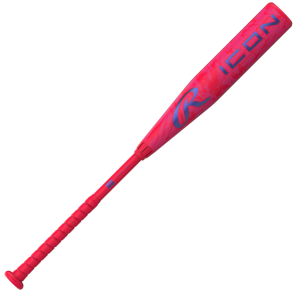 Rawlings 2027 Icon (-10) Usa Approved Bat Rus7i10 - Hot Pink Royal Blue