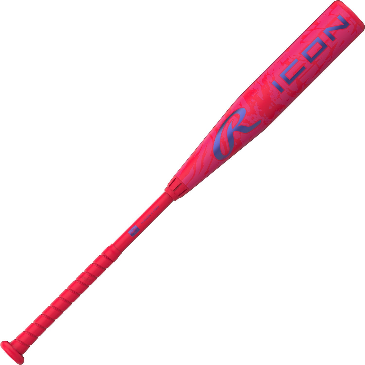 Rawlings 2027 Icon (-12) Usa Approved Bat Rus7i12 - Hot Pink Royal Blue