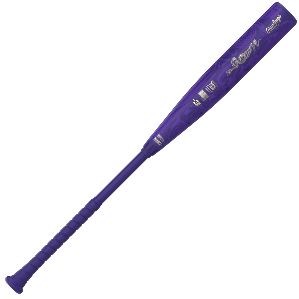 Rawlings 2027 Icon (-3) Bbcor 2 5/8’’ Bat Rbb7i3 - Purple Blue