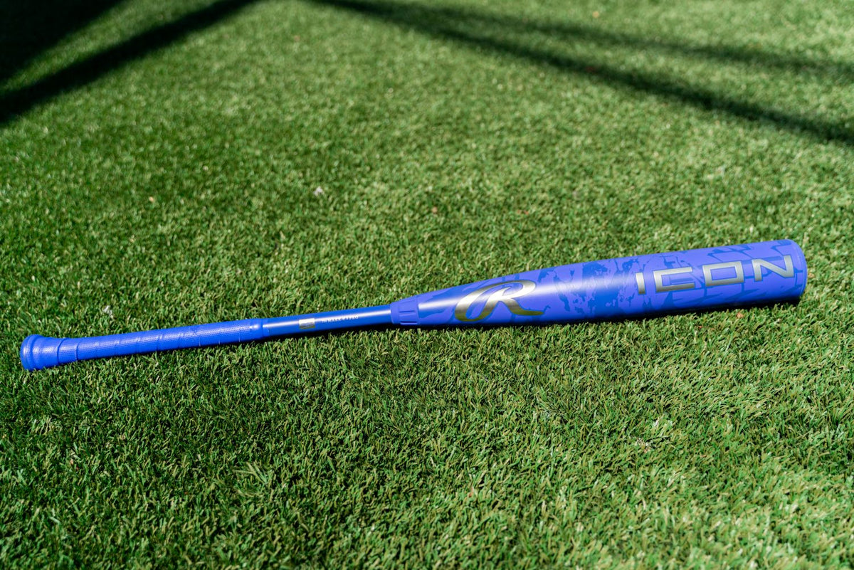 Rawlings 2027 Icon (-3) Bbcor 2 5/8’’ Bat Rbb7i3 - Purple Blue