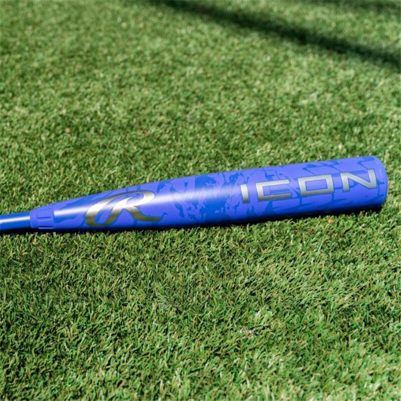 Rawlings 2027 Icon (-3) Bbcor 2 5/8’’ Bat Rbb7i3 - Purple Blue