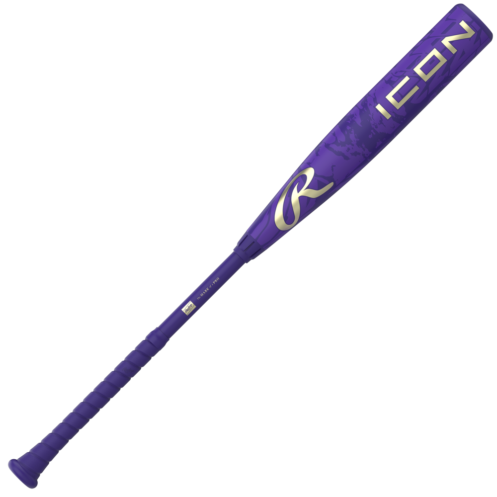 Rawlings 2027 Icon (-3) Bbcor 2 5/8’’ Bat Rbb7i3 - Purple Blue