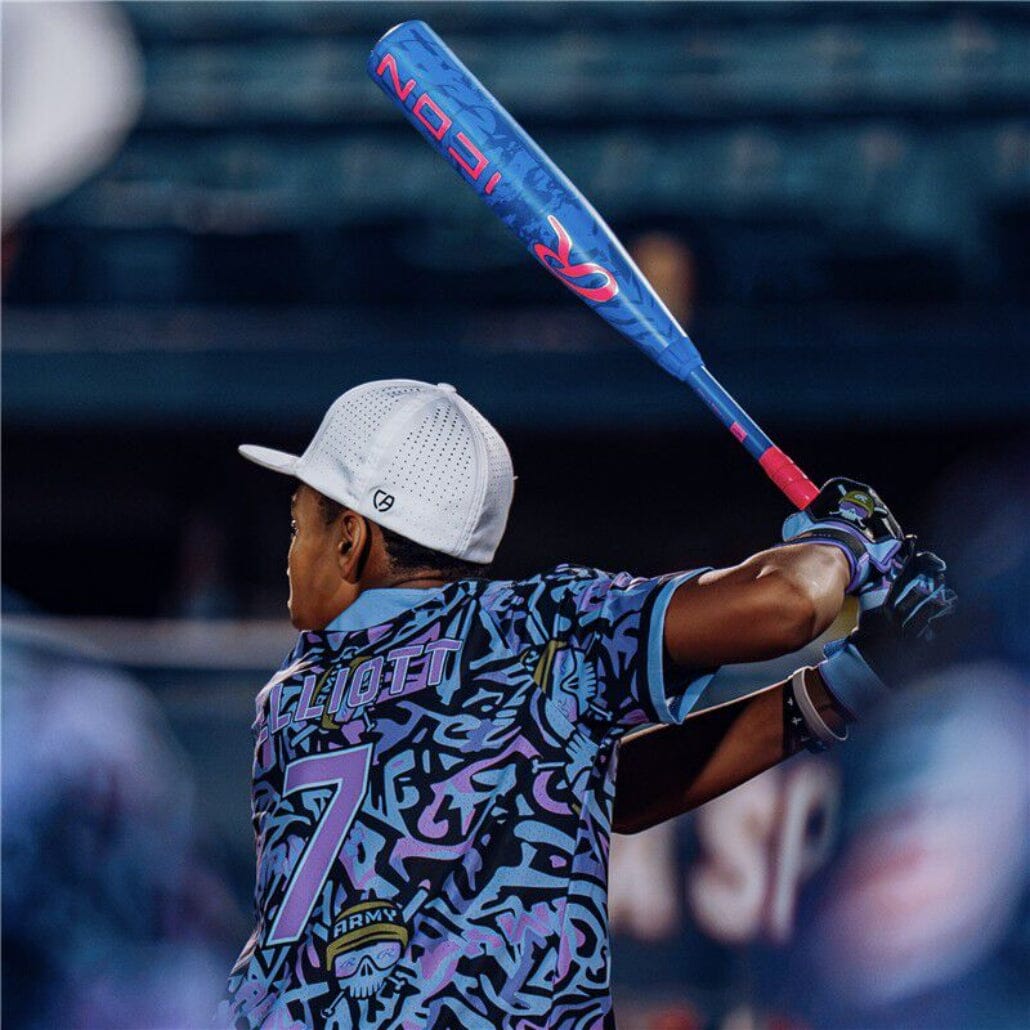 Rawlings 2027 Icon (-8) Usssa Bat Rut7i8 - Purple Pink