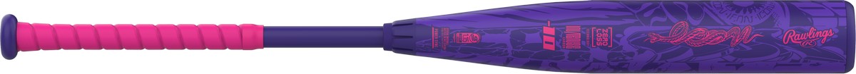 Rawlings 2027 Icon (-8) Usssa Bat Rut7i8 - Purple Pink