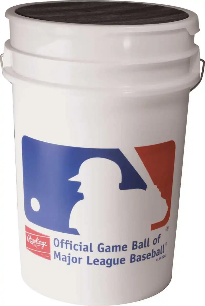 Rawlings 6-gallon Empty Baseball Bucket - White