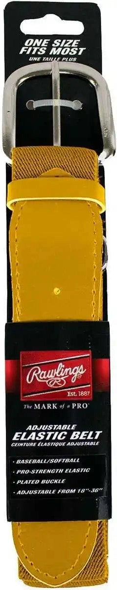 Rawlings Adjustable Baseball Softball Elastic Belt - Light Orange - Osfm