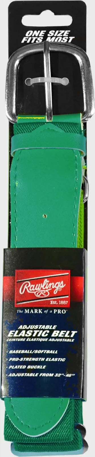 Rawlings Adjustable Baseball Softball Elastic Belt - Mint