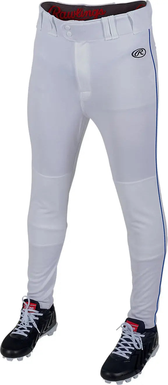 Rawlings Adult Launch Piped Pro Taper Fit Pan - White Royal