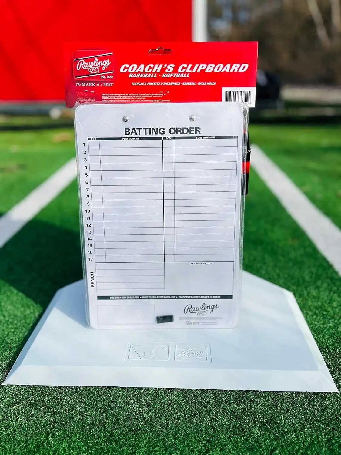 Rawlings Baseball Coach’s Clipboard - 1 Ea