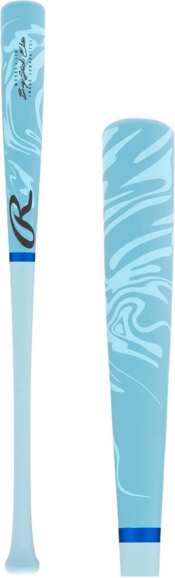 Rawlings Big Stick Elite (-3) Wood Composite Baseball Bat Rbsc243 - Light Blue - HIT a Double - 1
