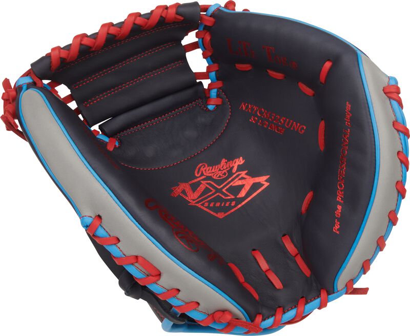 Rawlings Catcher’s Mitt 32.50’’ Nxtcm325ung - Navy Gray Red - Right Throw