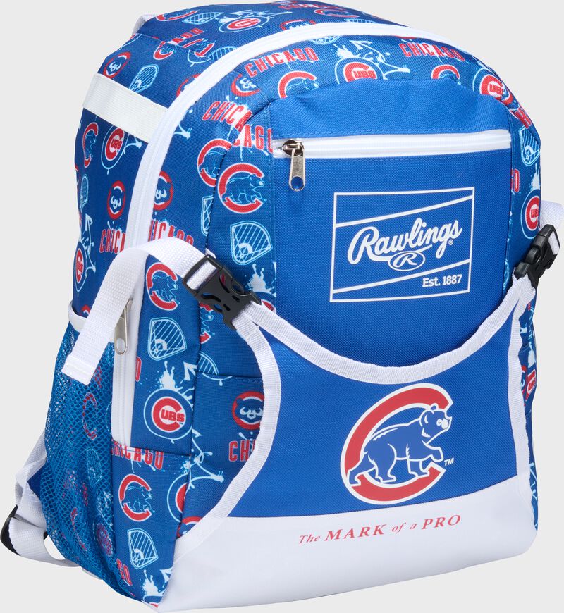Rawlings Chicago Cubs Mlb T-ball Backpack - Royal White