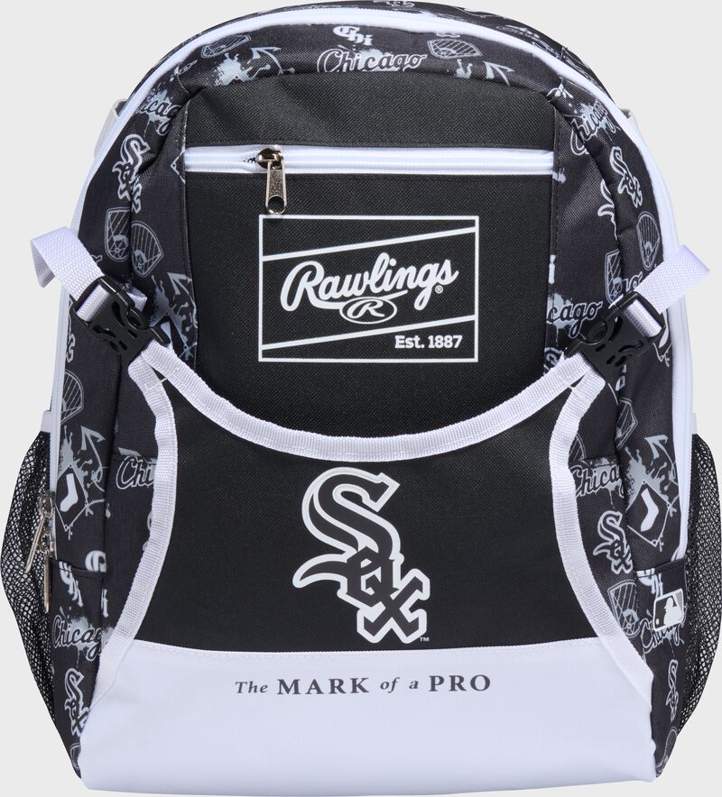Rawlings Chicago White Sox Mlb T-ball Backpack - Black