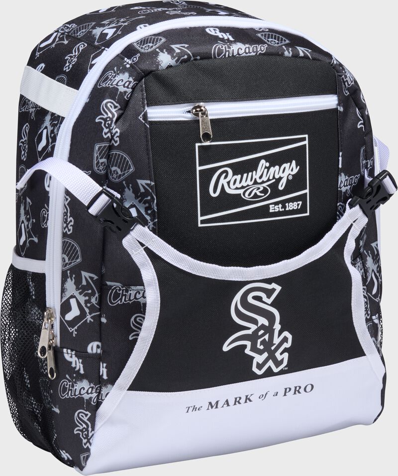 Rawlings Chicago White Sox Mlb T-ball Backpack - Black
