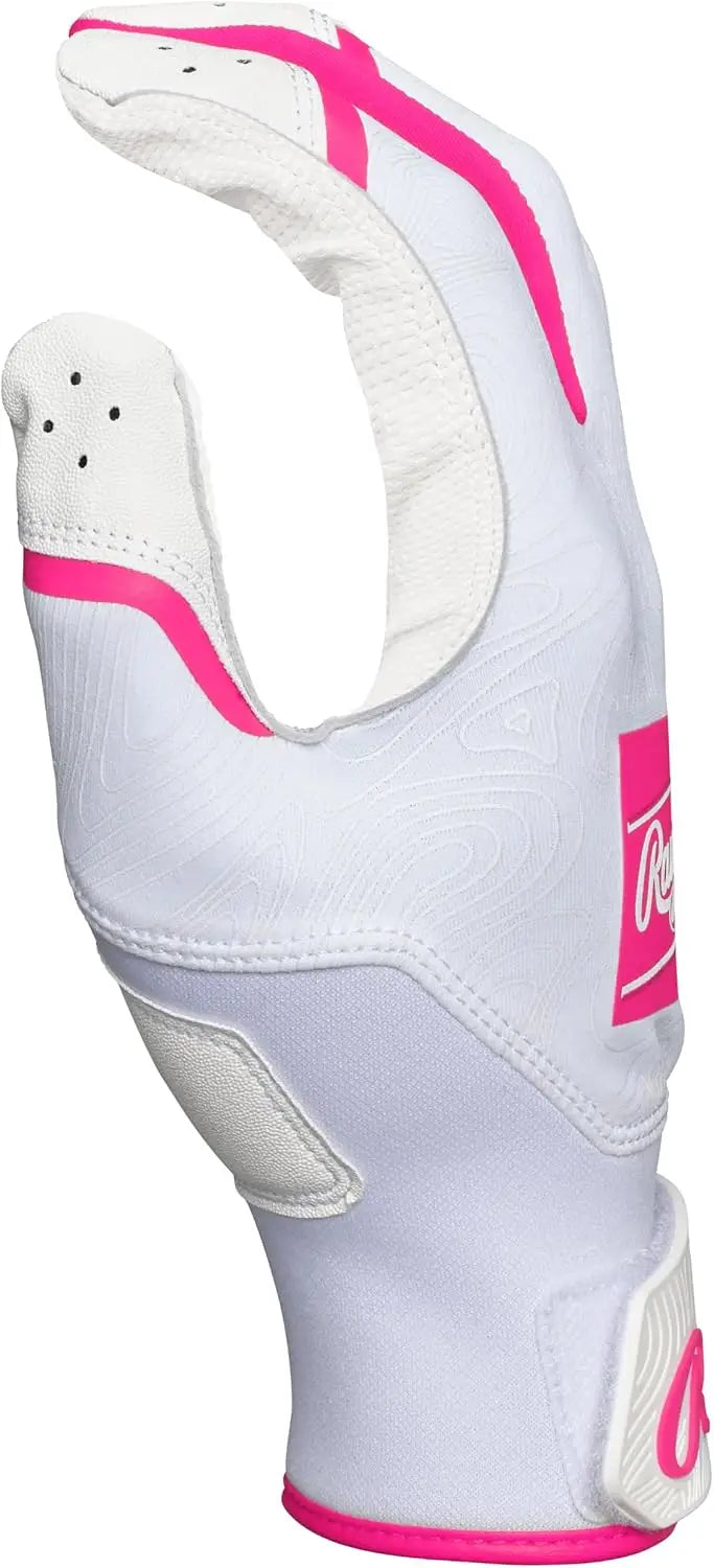Rawlings Clout Tee Ball Batting Gloves - Pink