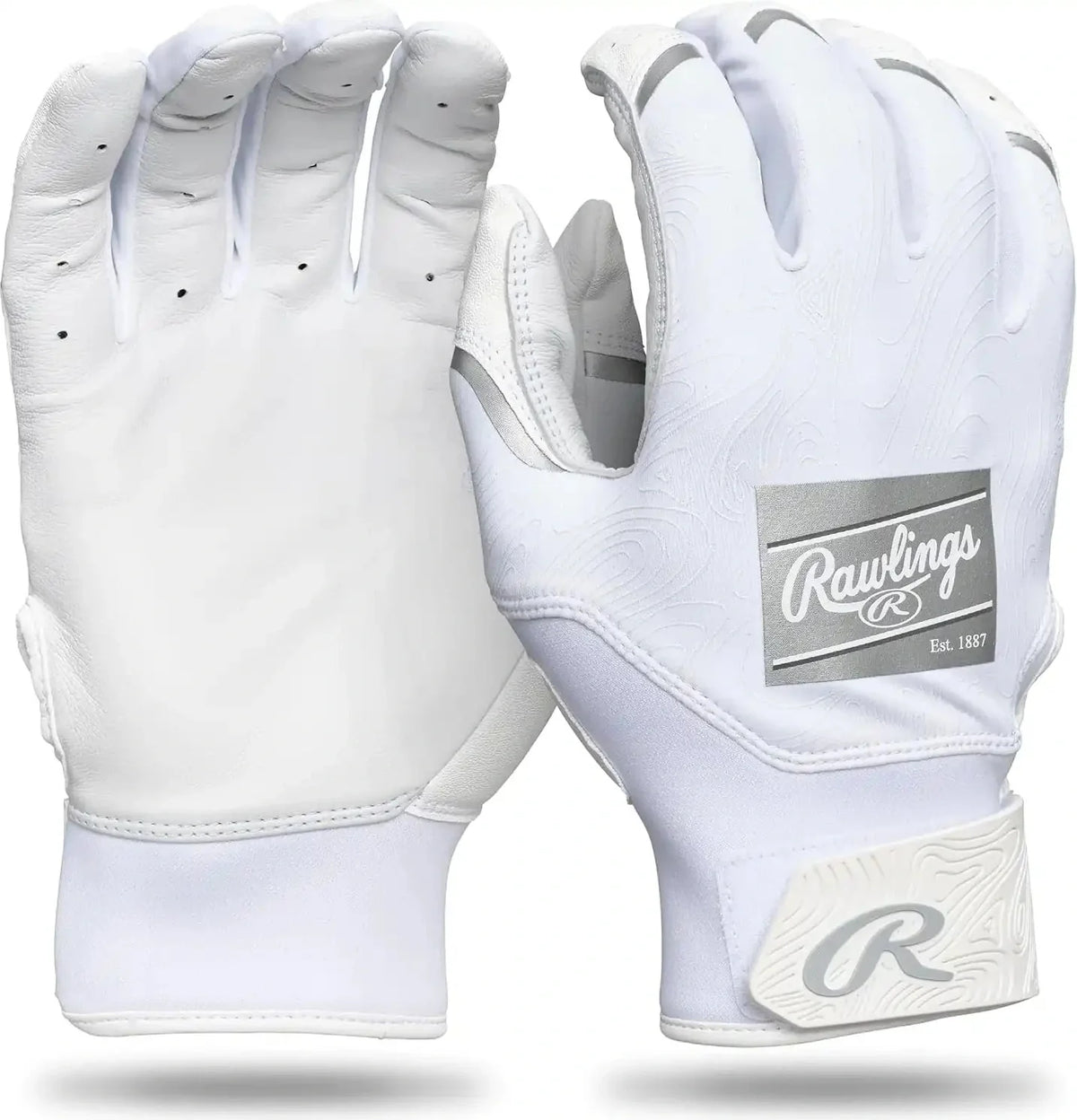 Rawlings Clout Tee Ball Batting Gloves - White - Tee-ball