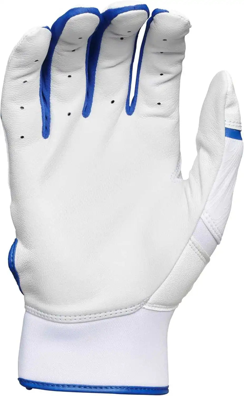 Rawlings Clout Youth Baseball Batting Gloves - White Royal