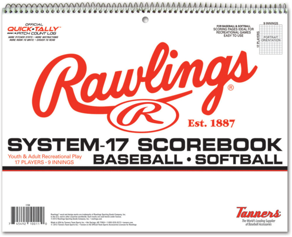 Rawlings System-17 Baseball Scorebook