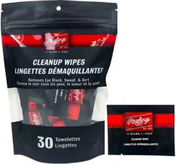 Rawlings Eye Black Remover Wipes (30pk)