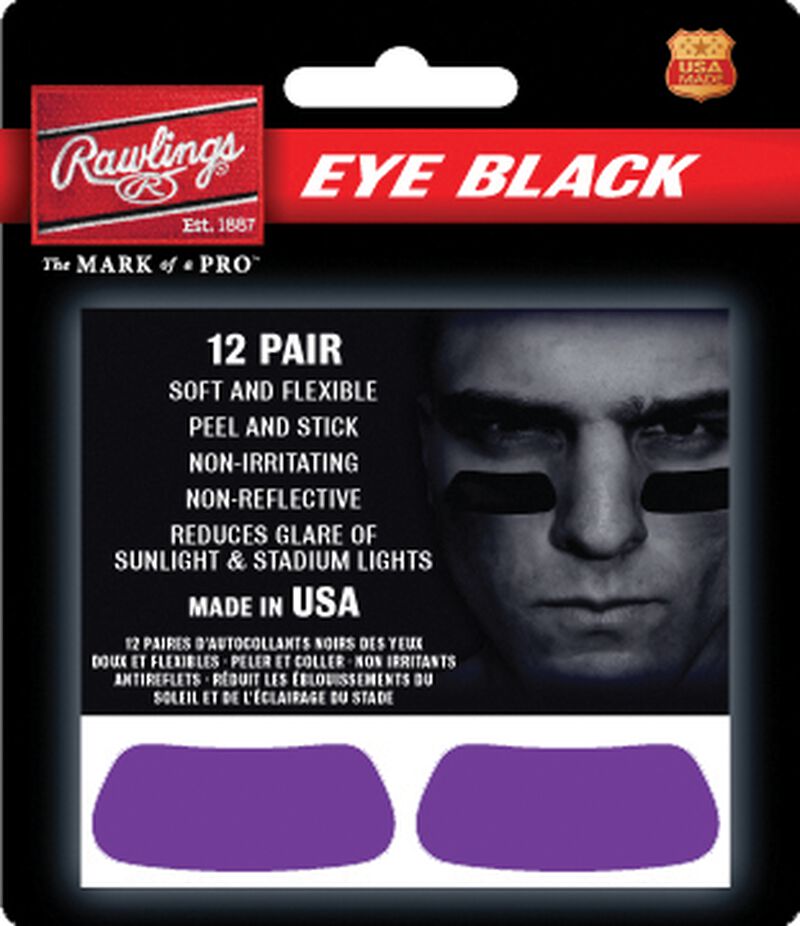 Rawlings Eye Black Stickers - Purple